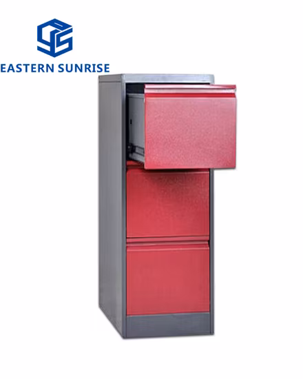 Fully Extension Vertical 2/3/4 Drawer Metal Filing Cabinet Steel File Storage Units Modern Office Furniture