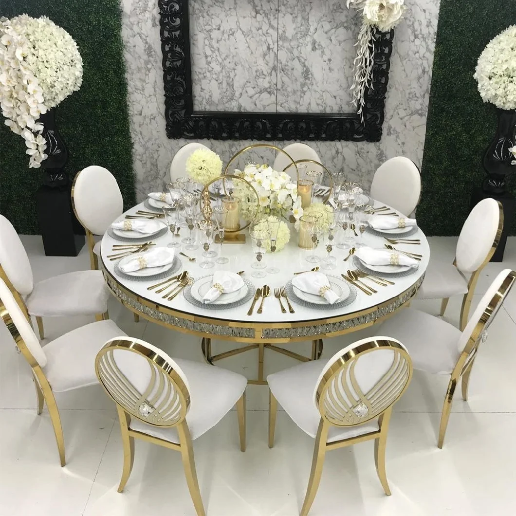 Factory Luxury Modern Stacking Metal Wedding Hotel Banquet Restaurant Chair